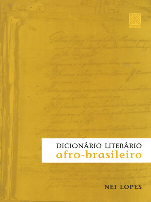 cover image of Dicionário literário afro-brasileiro